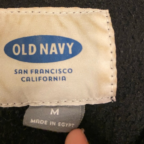 Old navy vintage black quarter zip - Picture 2 of 3